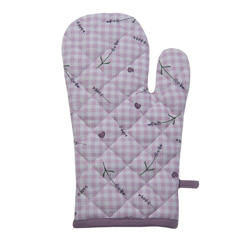 Edényfogó kesztyű Levendula mintás pamut edényfogó kesztyű Lavender Garden