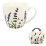 Bögre, csésze Levendula virágos porcelán bögre 460 ml
