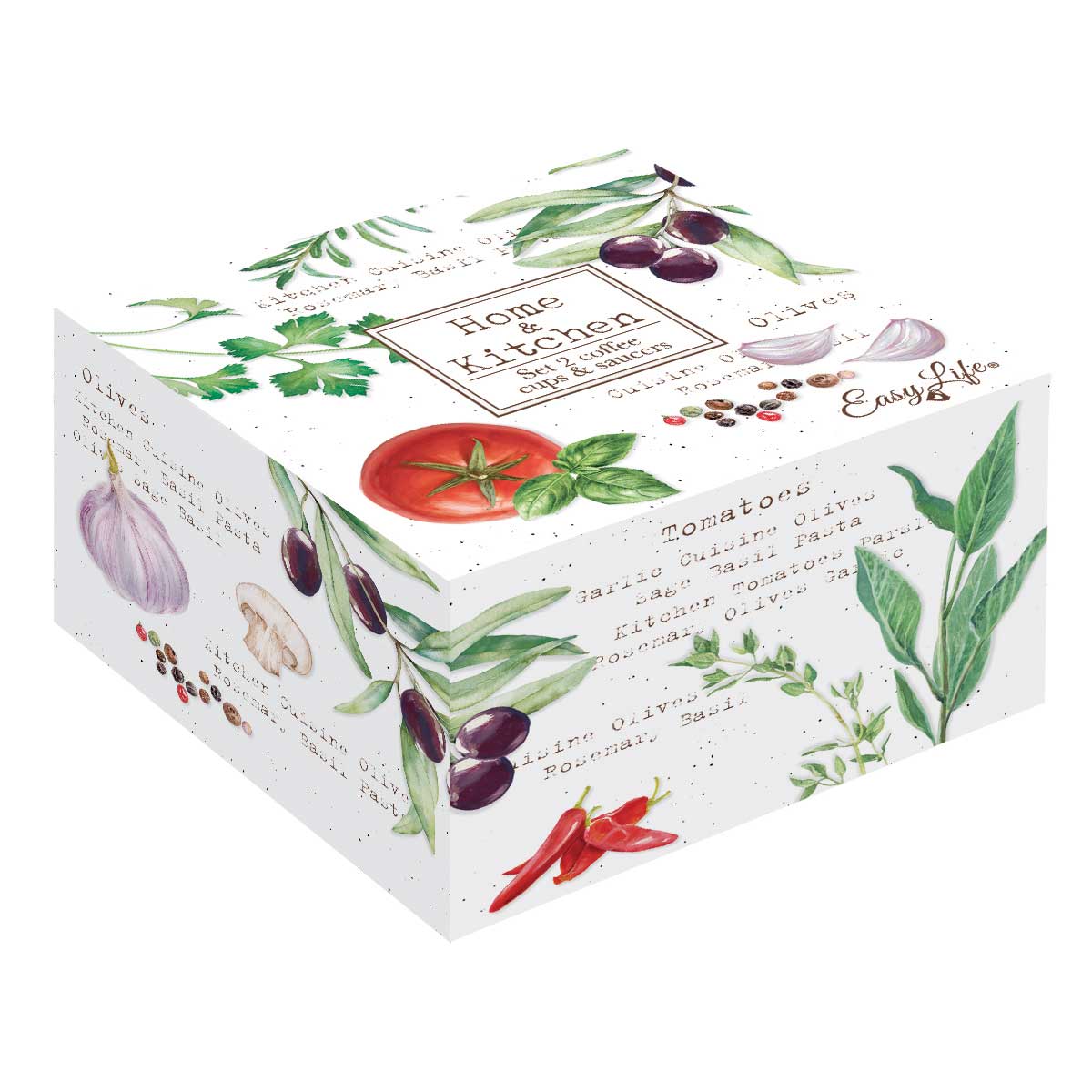 Bögre, csésze Mediterrán porcelán eszpresszó kávés csésze szett Home & Kitchen