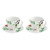Bögre, csésze Mediterrán porcelán eszpresszó kávés csésze szett Home & Kitchen
