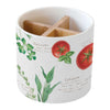 Evőeszköztartó Mediterrán porcelán evőeszköztartó Home & Kitchen