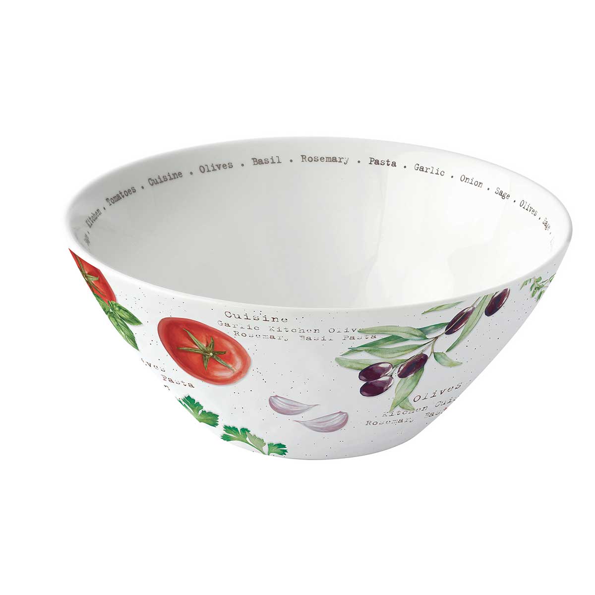 Tálka Mediterrán porcelán tál 22 cm Home & Kitchen