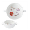 Tálka Mediterrán porcelán tálka fogóval 12cm Home & Kitchen