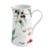 Kanna, kiöntő Mediterrán porcelán vizes kancsó 1000 ml Home & Kitchen