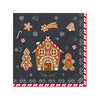 Szalvéta Mézeskalács karácsonyi papírszalvéta 33x33 cm - Gingerbread