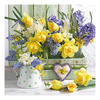 Szalvéta Mix Of Flowers papírszalvéta 33x33cm