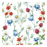 Szalvéta Mixed Wild Flowers white papírszalvéta