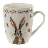 Bögre Nyuszis húsvéti porcelán bögre Rustic Easter Bunny
