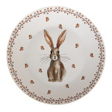 Tányér, étkészlet Nyuszis húsvéti porcelán lapostányér Rustic Easter Bunny