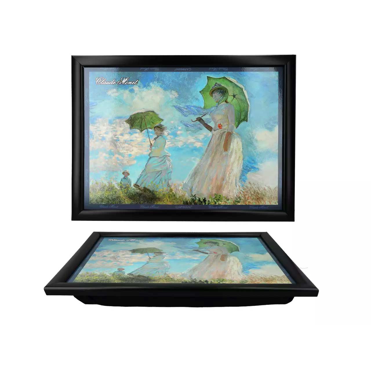 Tálca Öltálca Monet Hölgy esernyővel