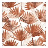 Szalvéta Palm Leaf Brown papírszalvéta 33x33 cm 20 db-os