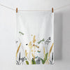 Konyharuha Pamut konyharuha 50x70 cm Ornamental Flowers White