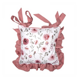 Díszpárna Pamut kötős rózsás székpárnahuzat Rustic Rose