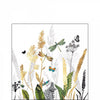 Szalvéta Papírszalvéta 25x25 cm 20 db-os Ornamental Flowers White