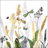 Szalvéta Papírszalvéta 33x33 cm 20 db-os Ornamental Flowers White