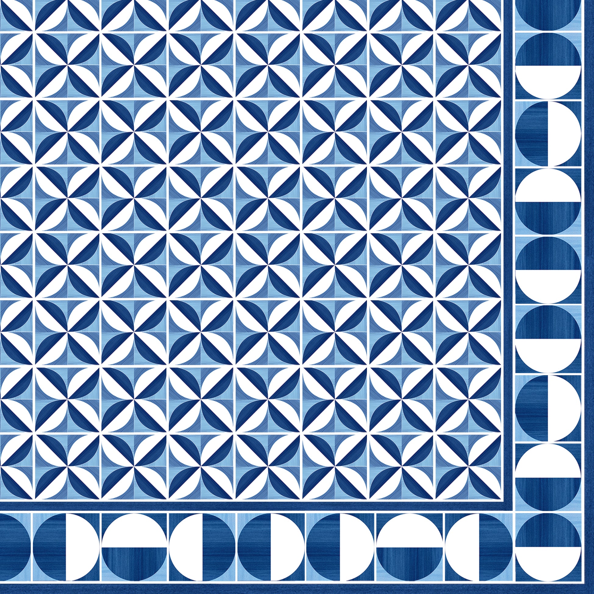 Szalvéta Papírszalvéta Geometric Blue