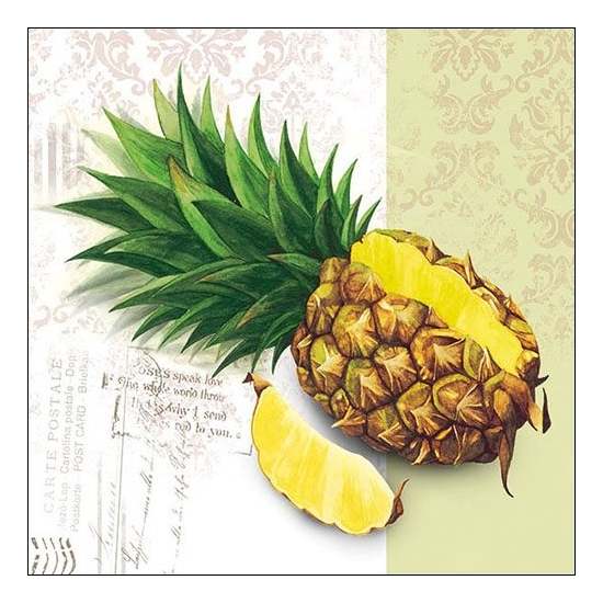 Szalvéta Pineapple papírszalvéta 3