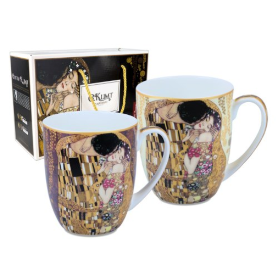 Tányér, étkészlet Porcelán bögre 2 személyes Klimt The Kiss