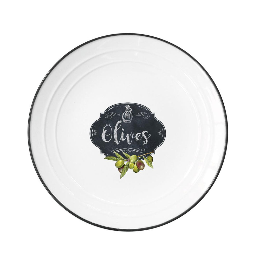 Tányér, étkészlet Porcelán desszertes tányér - R2S KitchenBasics - Olives