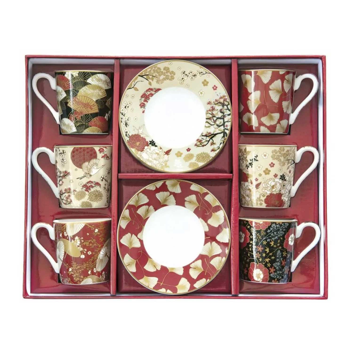 Bögre, csésze Porcelán eszpresszó csésze 6 személyes Coffee Mania Kimono