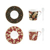 Bögre, csésze Porcelán eszpresszó csésze kanállal 2 személyes Coffee Mania Kimono
