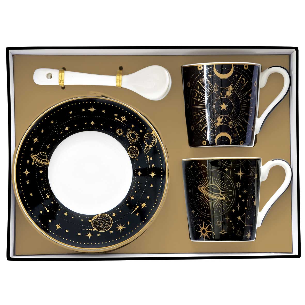 Teáskanna Porcelán eszpresszó kávés csésze 2 db-s szett Coffee Mania Celestial