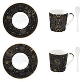 Teáskanna Porcelán eszpresszó kávés csésze 2 db-s szett Coffee Mania Celestial