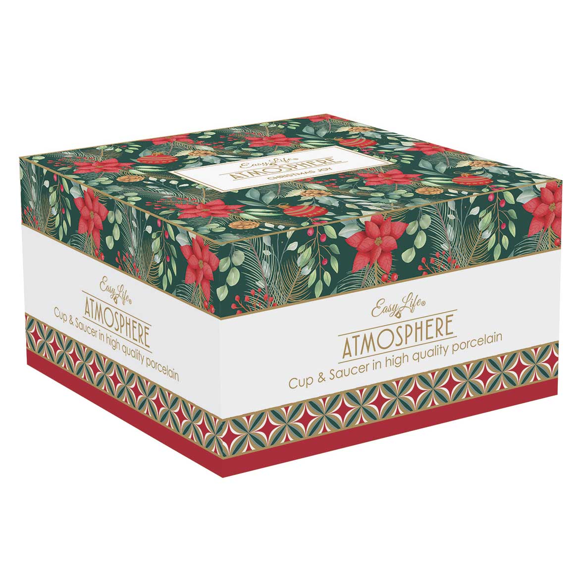 Bögre Porcelán karácsonyi nagy teás csésze 400 ml Coffee Mania Christmas Joy