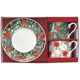Bögre Porcelán karácsonyi teás csésze két személyes Coffee Mania Christmas Joy