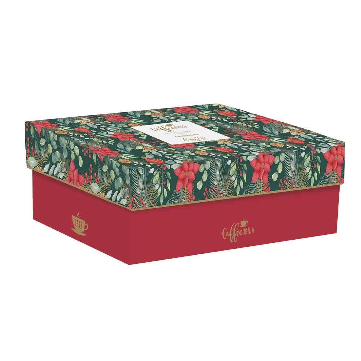 Bögre Porcelán karácsonyi teás csésze két személyes Coffee Mania Christmas Joy