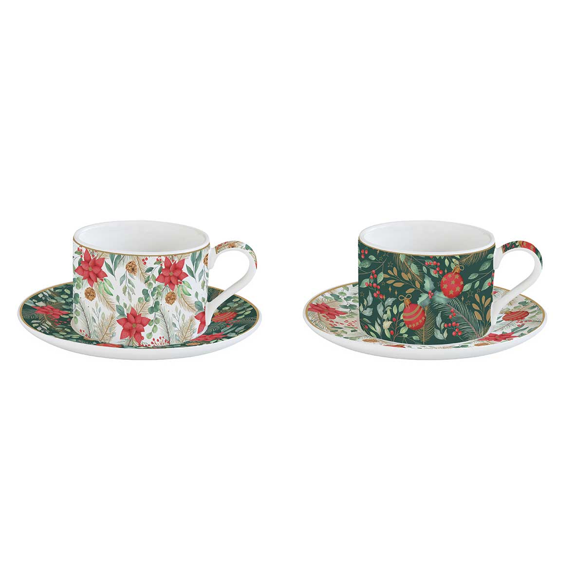 Bögre Porcelán karácsonyi teás csésze két személyes Coffee Mania Christmas Joy