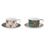 Bögre Porcelán karácsonyi teás csésze két személyes Coffee Mania Christmas Joy