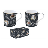 Bögre, csésze Porcelán kávés bögre 2 db-os szett Barista