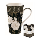 Bögre, csésze Porcelán nagy bögre Coffee Mania Art Deco & Flowers