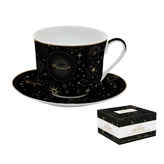 Teáskanna Porcelán nagy teás csésze 400 ml Coffee Mania Celestial