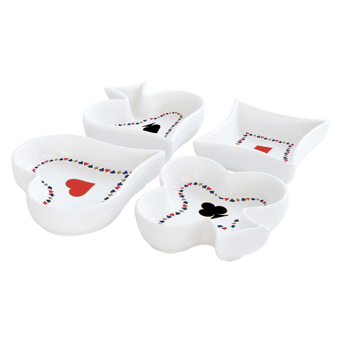 Tálka Porcelán tálka 4 db-s szett Coffee Mania Casino Royal