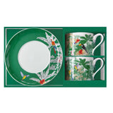 Bögre, csésze Porcelán teás csésze aljjal 2 személyes szett Exotic Heaven
