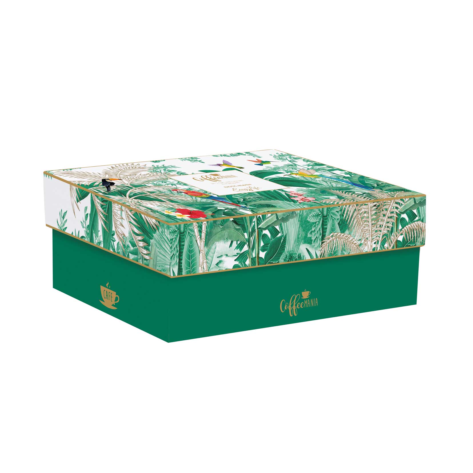 Bögre, csésze Porcelán teás csésze aljjal 2 személyes szett Exotic Heaven