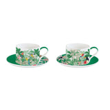 Bögre, csésze Porcelán teás csésze aljjal 2 személyes szett Exotic Heaven