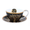 Bögre, csésze Porcelán teás csésze aljjal 360 ml Klimt Életfa