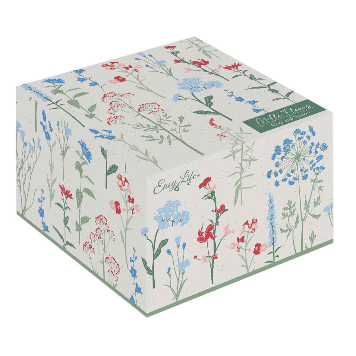 Tányér, étkészlet Porcelán teás csésze Mille fleurs Yellow