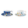 Bögre, csésze Porcelán teás csésze szett 2 személyes Aquarium