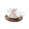 Bögre, csésze Porcelán teáscsésze akácfa aljjal - Sakura