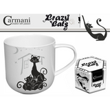 Bögre, csésze Porcelánbögre díszdobozban, 500ml - macskamama kiscicáival