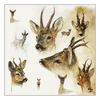 Szalvéta Portraits of Deer papírszalvéta