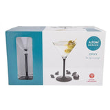 Pohár Royal Leerdam Onyx üveg martinis pohár készlet - 6 darabos 260 ml