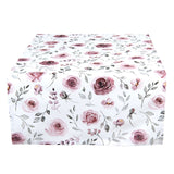 Asztalterítő Rózsa virágos pamut asztali futó 50x140 cm Rustic Rose