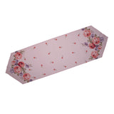 Asztalterítő Rózsa virágos pamut asztali futó 50x160 cm Dotty Rose