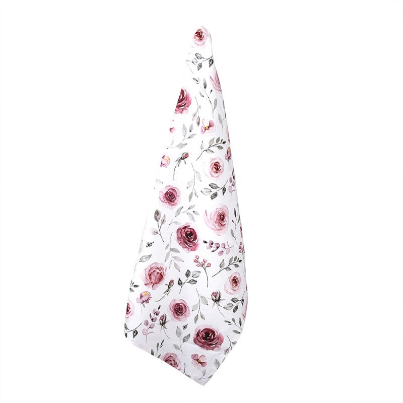 Asztalterítő Rózsa virágos pamut konyharuha Rustic Rose