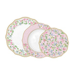Tányér, étkészlet Rózsás 18 részes porcelán étkészlet Garden Joy